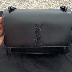 Medium Sunset Calfskin Shoulder Bag